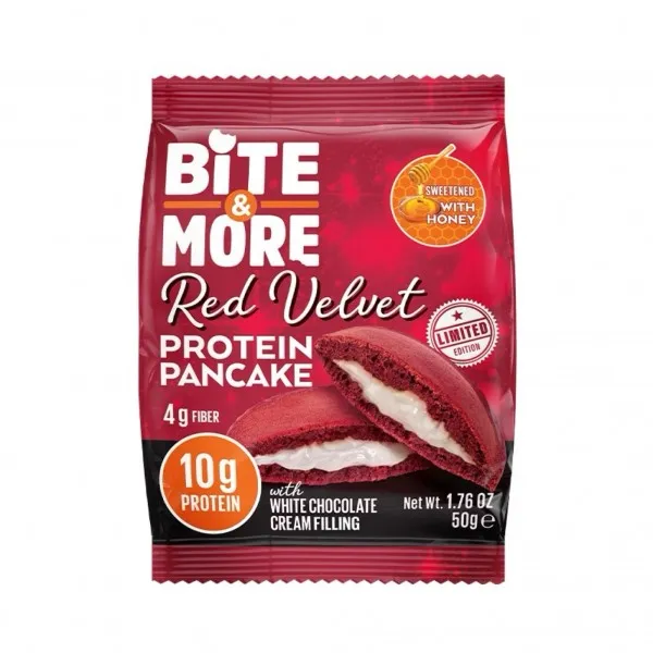 BİTE MORE PROTEİN PANCAKE (50 GR) - 1 ADET RED VELVET