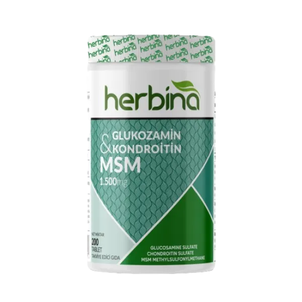HERBİNA GLUCOSAMİNE CHONDROİTİN MSM 200 TABLET