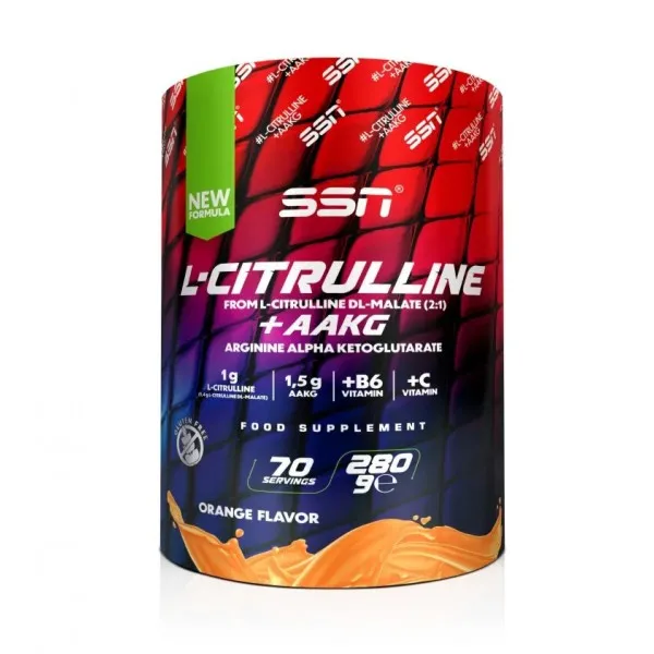 SSN Citrulline Malate+AAKG 280 g Portakal